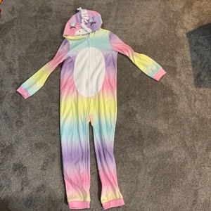 Carter’s Unicorn onesie.  Size 10
